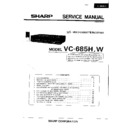 Sharp VC-685 Service Manual