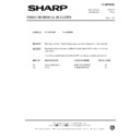 Sharp VC-A111HM (serv.man15) Service Manual / Technical Bulletin