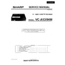 Sharp VC-A131HM Service Manual