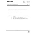 Sharp VC-A44HM Service Manual / Technical Bulletin