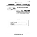 Sharp VC-A49HM (serv.man10) User Manual / Operation Manual
