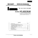 Sharp VC-A501HM Service Manual / Specification