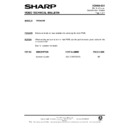 Sharp VC-H90HM (serv.man20) Technical Bulletin