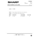 Sharp VC-M201HM (serv.man4) Service Manual / Technical Bulletin