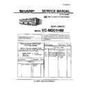 Sharp VC-M201HM Service Manual