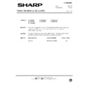 Sharp VC-M20HM (serv.man10) Service Manual / Technical Bulletin