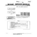Sharp VC-M21HM Service Manual