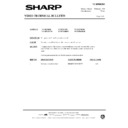 Sharp VC-M271HM (serv.man32) Service Manual / Technical Bulletin