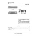 Sharp VC-M304 Service Manual / Specification