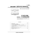 Sharp VC-M314 Service Manual