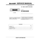 Sharp VC-M333 Service Manual