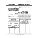 Sharp VC-M401HM Service Manual