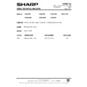 Sharp VC-MH675HM (serv.man6) Service Manual / Technical Bulletin