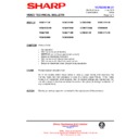 Sharp VC-MH675HM Service Manual / Technical Bulletin