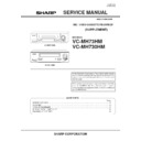 Sharp VC-MH730HM Service Manual