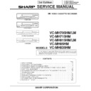 Sharp VC-MH85 (serv.man3) Service Manual