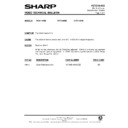 Sharp VC-T310HM (serv.man20) Technical Bulletin