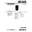 Sony AIR-SA5R Service Manual
