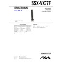 avj-x77, ssx-vx77f service manual