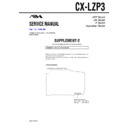 Sony AWP-ZP3, CX-LZP3 (serv.man3) Service Manual