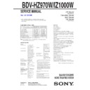 Sony BDV-HZ970W Service Manual