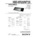 Sony BDV-NF620, BDV-NF720, HBD-NF620, HBD-NF720 Service Manual