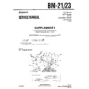Sony BM-21, BM-23 (serv.man2) Service Manual