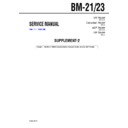 bm-21, bm-23 (serv.man3) service manual
