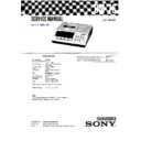 Sony BM-76 Service Manual