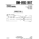 Sony BM-89D, BM-89T (serv.man2) Service Manual