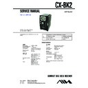Sony BMZ-K2, CX-BK2 Service Manual