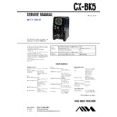 Sony BMZ-K5D, CX-BK5 Service Manual