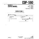 Sony CDP-590 (serv.man3) Service Manual