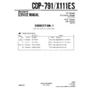 cdp-791, cdp-x111es (serv.man2) service manual
