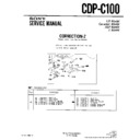 Sony CDP-C100 Service Manual