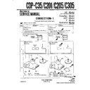 Sony CDP-C201, CDP-C205, CDP-C305, CDP-C35 (serv.man2) Service Manual