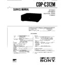Sony CDP-C312M, LBT-D505CDM, LBT-D705, LBT-D705CDM, LBT-D705M (serv.man2) Service Manual