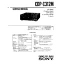 Sony CDP-C312M, LBT-D505CDM, LBT-D705, LBT-D705CDM, LBT-D705M (serv.man3) Service Manual