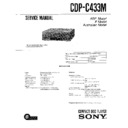 Sony CDP-C433M, LBT-A590, LBT-A795 Service Manual