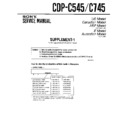 Sony CDP-C545, CDP-C745 (serv.man2) Service Manual