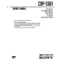 cdp-c661, sen-r4820 service manual