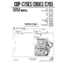 Sony CDP-C705, CDP-C75ES, CDP-C85ES (serv.man2) Service Manual