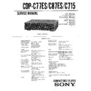 Sony CDP-C715, CDP-C77ES, CDP-C87ES Service Manual
