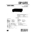Sony CDP-CA7ES Service Manual