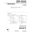 cdp-cx205 service manual