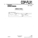 Sony CDP-FLX1 Service Manual
