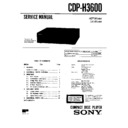 Sony CDP-H3600, FH-E737CD, FH-E838CD, MHC-2600, MHC-3600 Service Manual