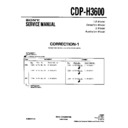Sony CDP-H3600 (serv.man5) Service Manual
