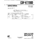 Sony CDP-H7700D, FH-E959, MHC-7700D, MHC-7710D Service Manual