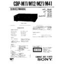 Sony CDP-M11, CDP-M12, CDP-M21, CDP-M41, LBT-D105, LBT-D105CD, LBT-D205, LBT-D205CD, LBT-D305CD (serv.man2) Service Manual